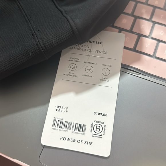 NWT Athleta Venice Wide Leg || Black - Picture 12 of 16